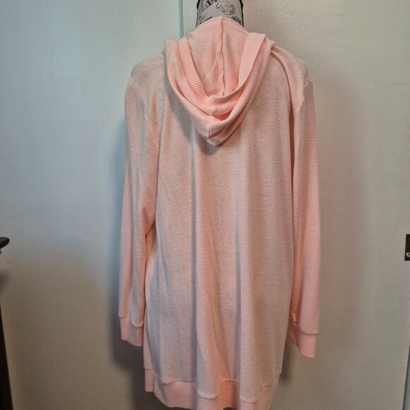 Open Style Cardigan with Hood - Picture 6 of 7